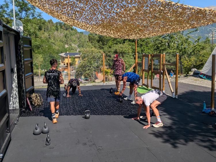 Ce matin initiation crossfit/hyrox