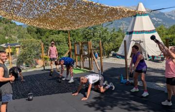 Ce matin initiation crossfit/hyrox