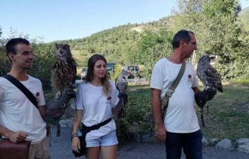 Pot d'accueil avec la présence du Parc animalier de Serre-ponçon